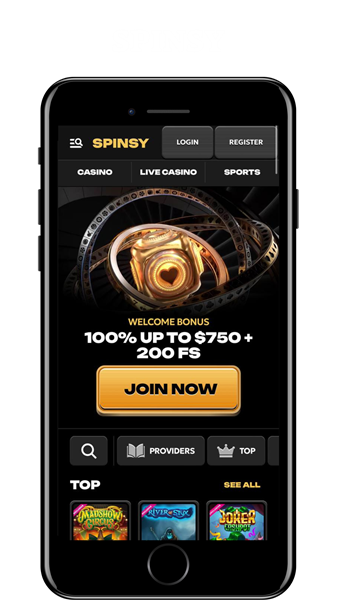 spinsy casino review mobile